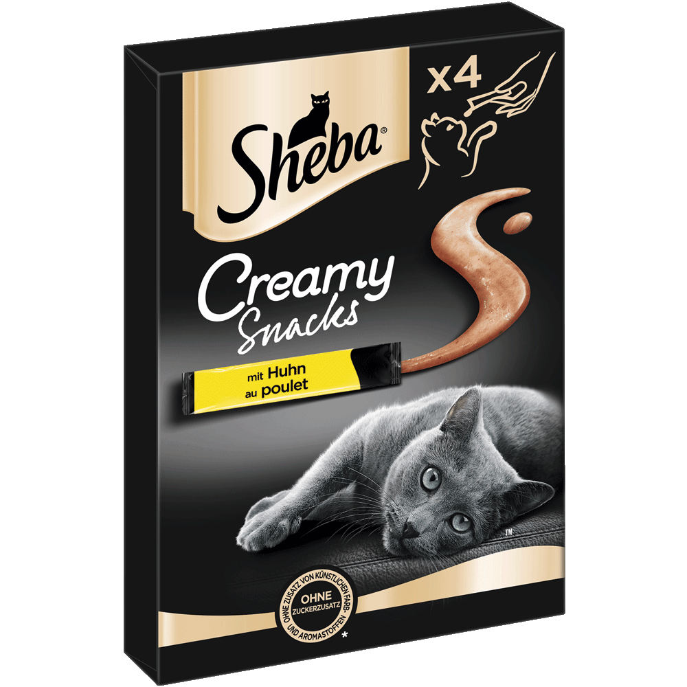 mit Huhn 4 x 12g - Creamy Snacks - 1