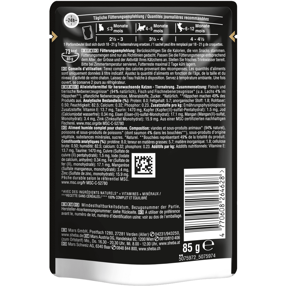 mit Lachs in Sauce 85g - Kitten - 2