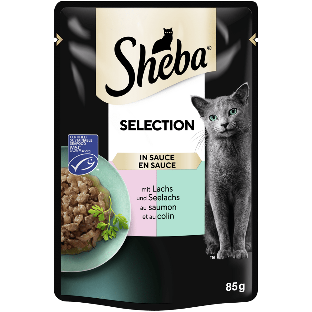 mit Lachs und Seelachs (MSC) in Sauce 85g - Selection - 1