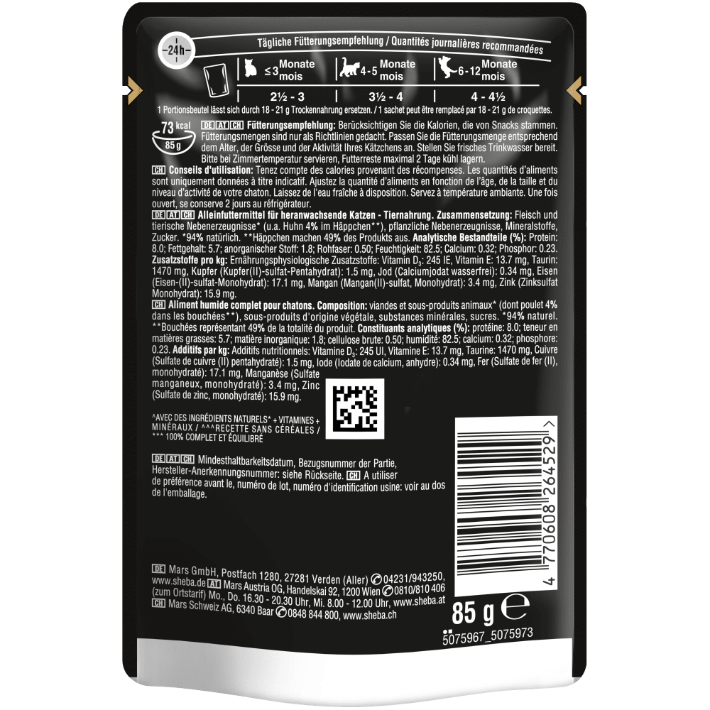 mit Huhn in Sauce 85g - Kitten - 2