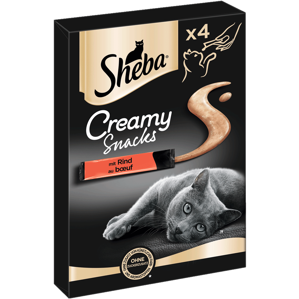 SHEBA® Creamy Snacks Rind, 4 x 12g - 1