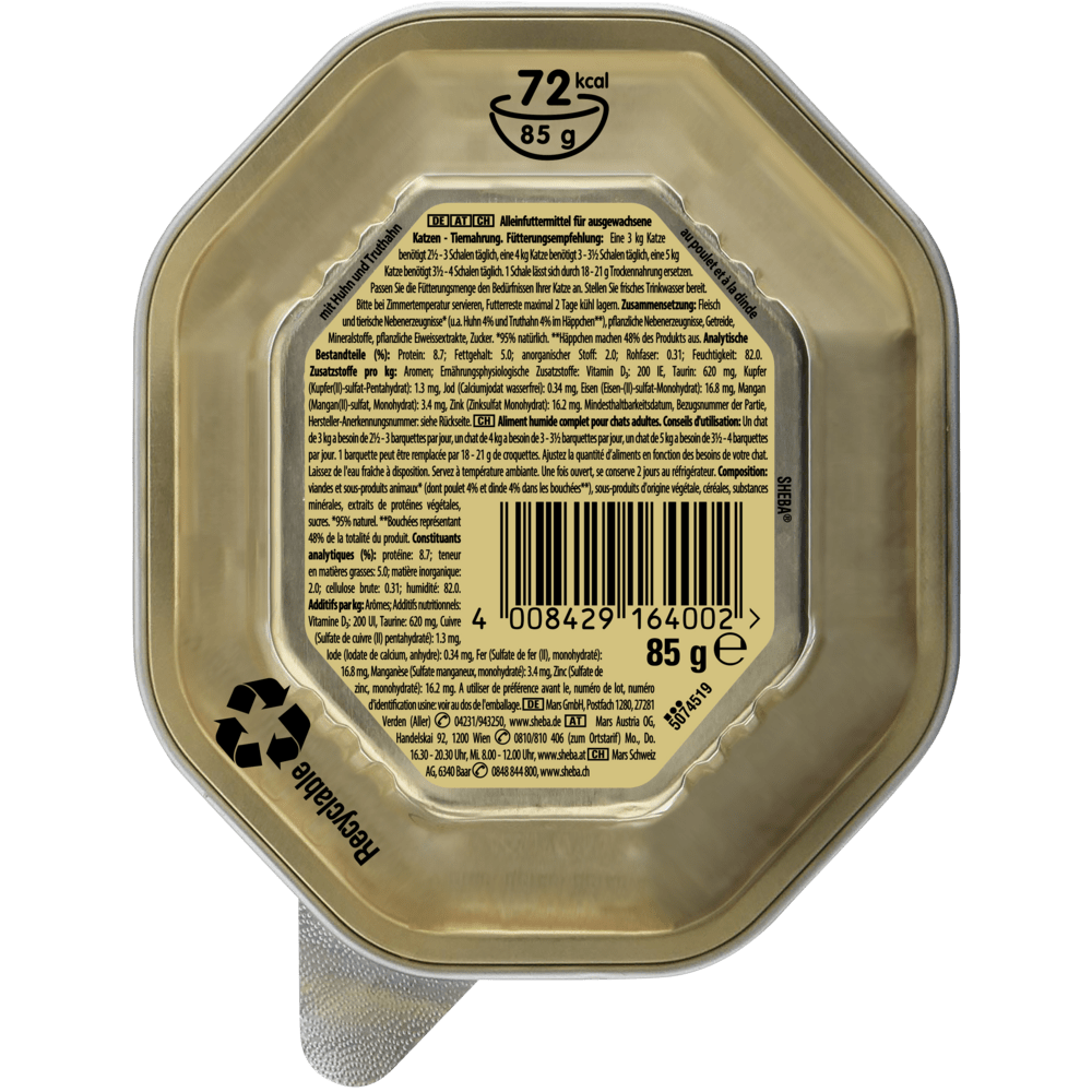 SHEBA® Selection Huhn & Truthahn in Sauce, 85g - 2