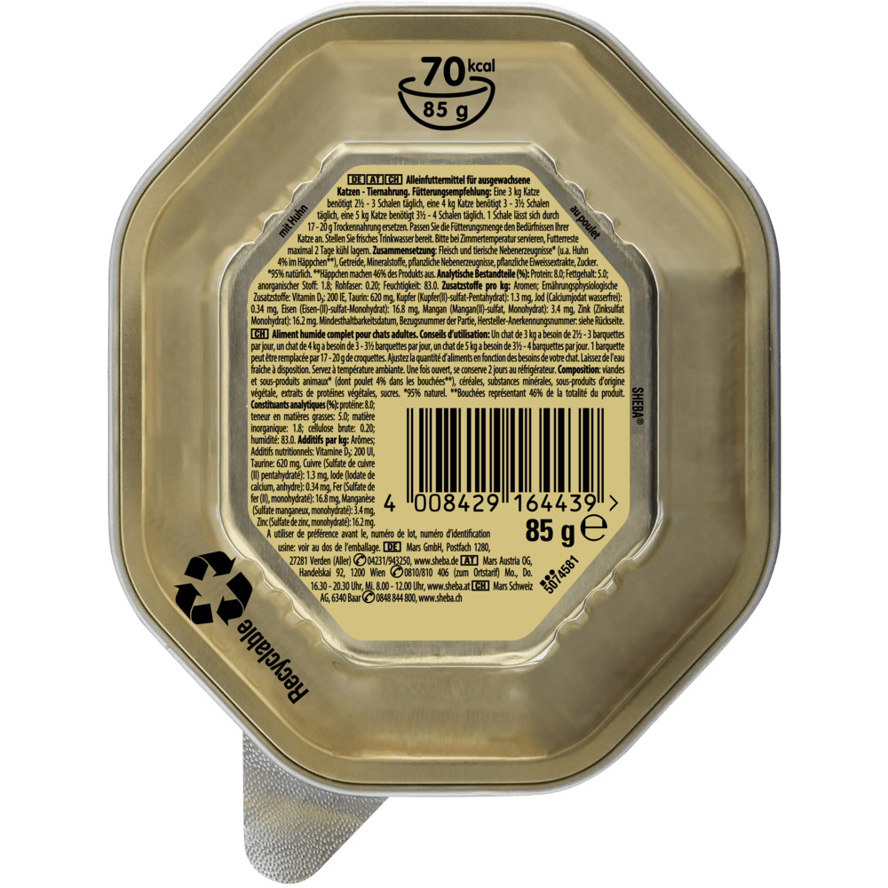 SHEBA® Sauce Collection Sauce Lover Huhn in Sauce, 85g - 2