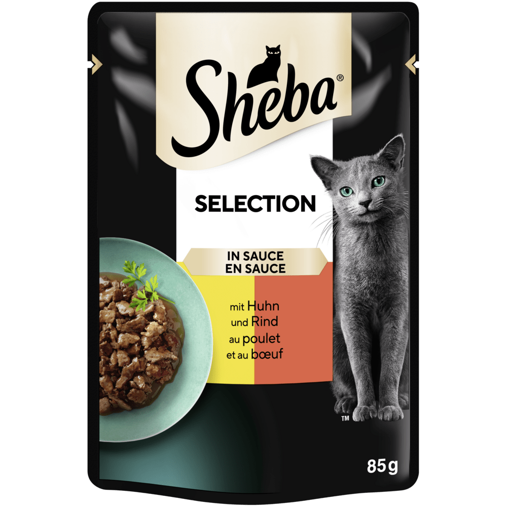 SHEBA® Selection Huhn & Rind in Sauce, 85g - 1
