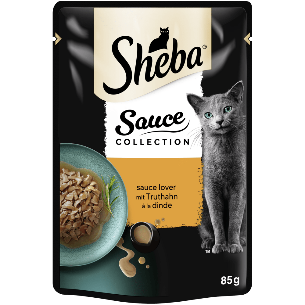 SHEBA® Sauce Collection Sauce Lover Truthahn in Sauce, 85g - 1