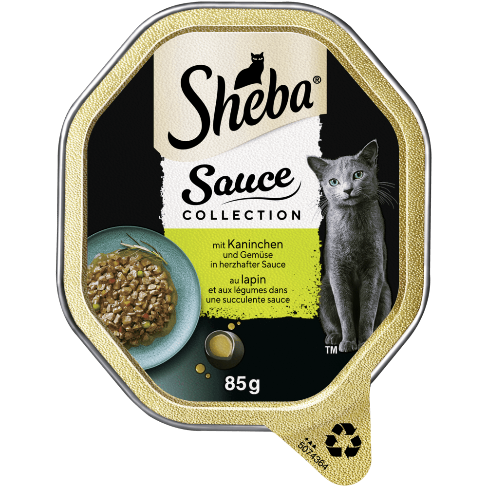 SHEBA® Sauce Collection Kaninchen & Gemüse in Sauce, 85g - 1