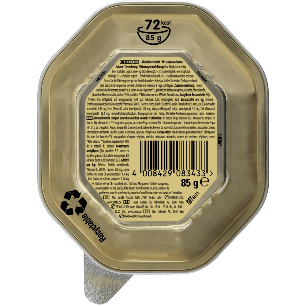 SHEBA® Selection Huhn in Sauce, Schale 85g - 2