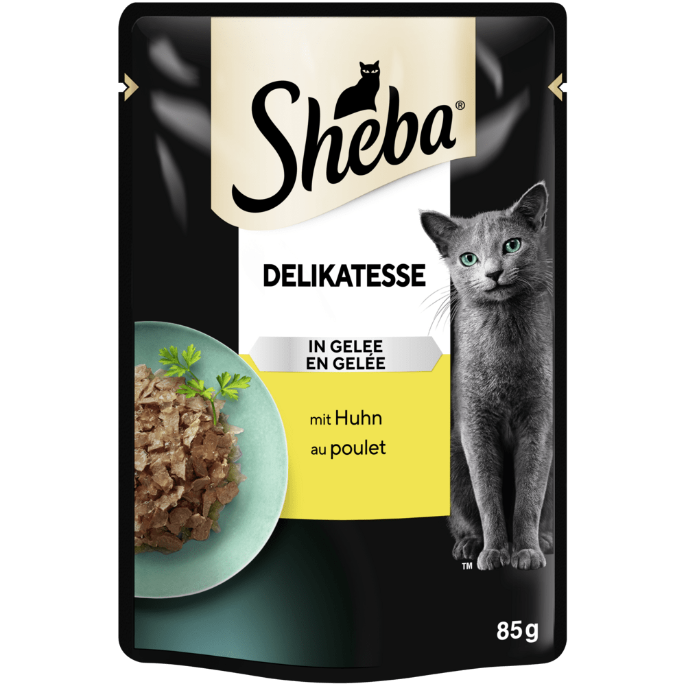 SHEBA® Delikatesse Huhn in Gelee, Portionsbeutel 85g - 1