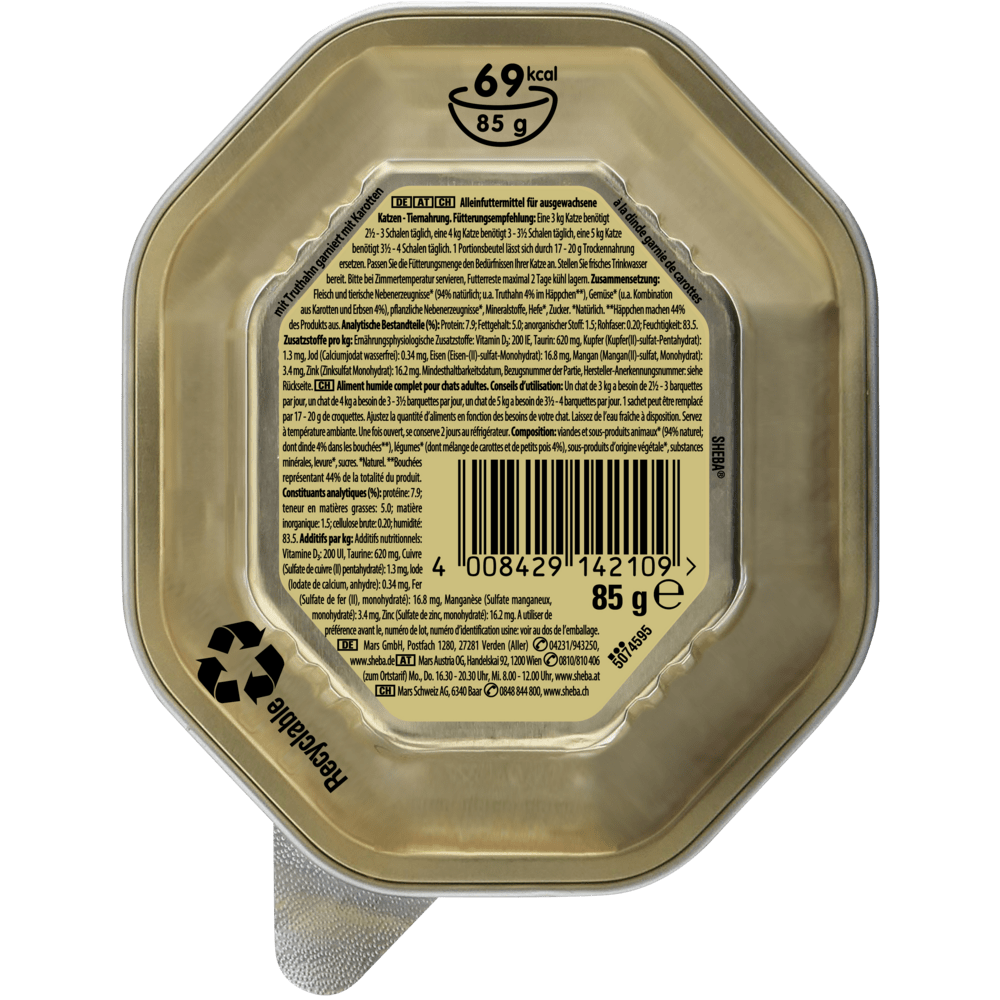 SHEBA® Nature's Collection Truthahn in Sauce, 85g - 2