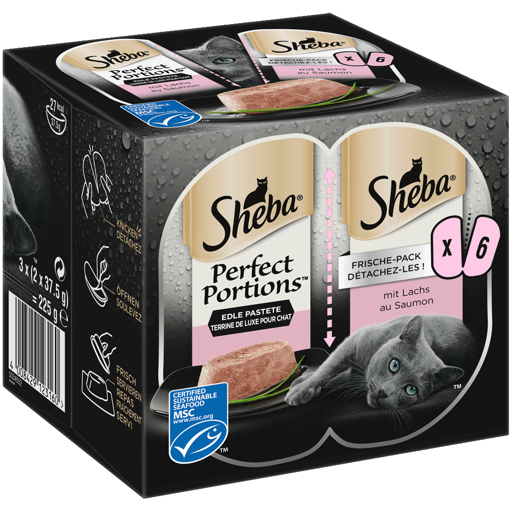 PERFECT PORTIONS™, Lachs MSC in Pastete, Schale