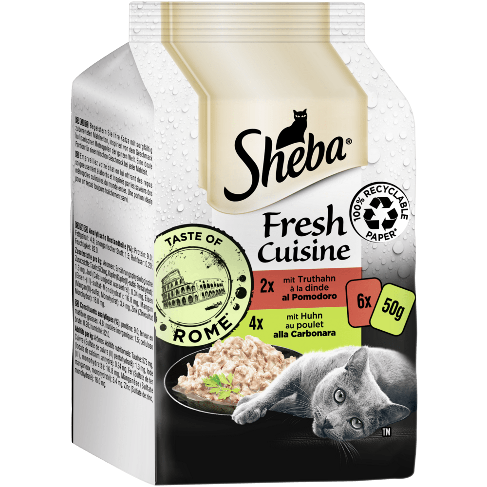 Fresh Cuisine Taste of Rome mit Truthahn und mit Huhn, Portionsbeutel Multipack