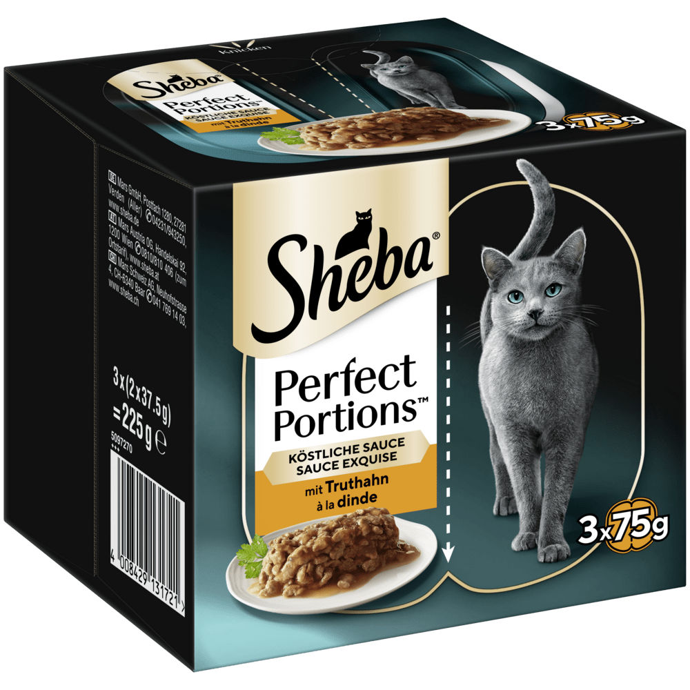 PERFECT PORTIONS™ mit Truthahn in Sauce, Schale