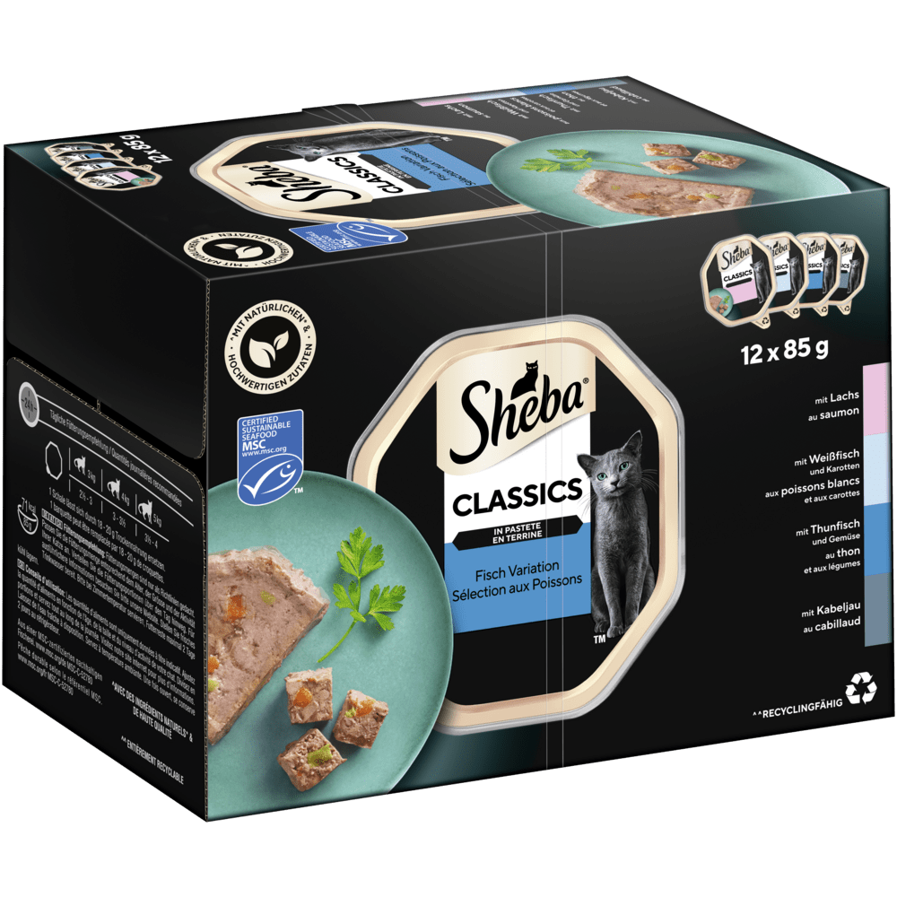 Classics in Pastete Fisch Variation MSC, Schale Multipack