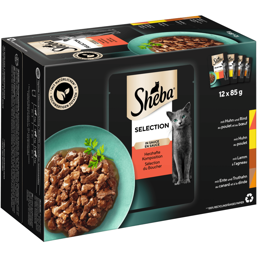 Selection in Sauce Herzhafte Komposition, Portionsbeutel Multipack