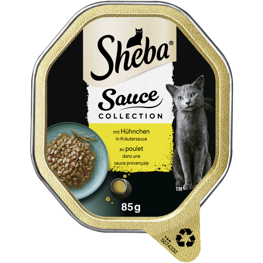 Sauce Collection in Sauce mit Hühnchen in Kräutersauce, Schale