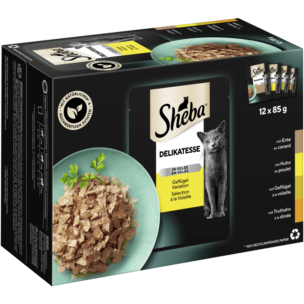 Delikatesse in Gelee Geflügel Variation, Portionsbeutel Multipack