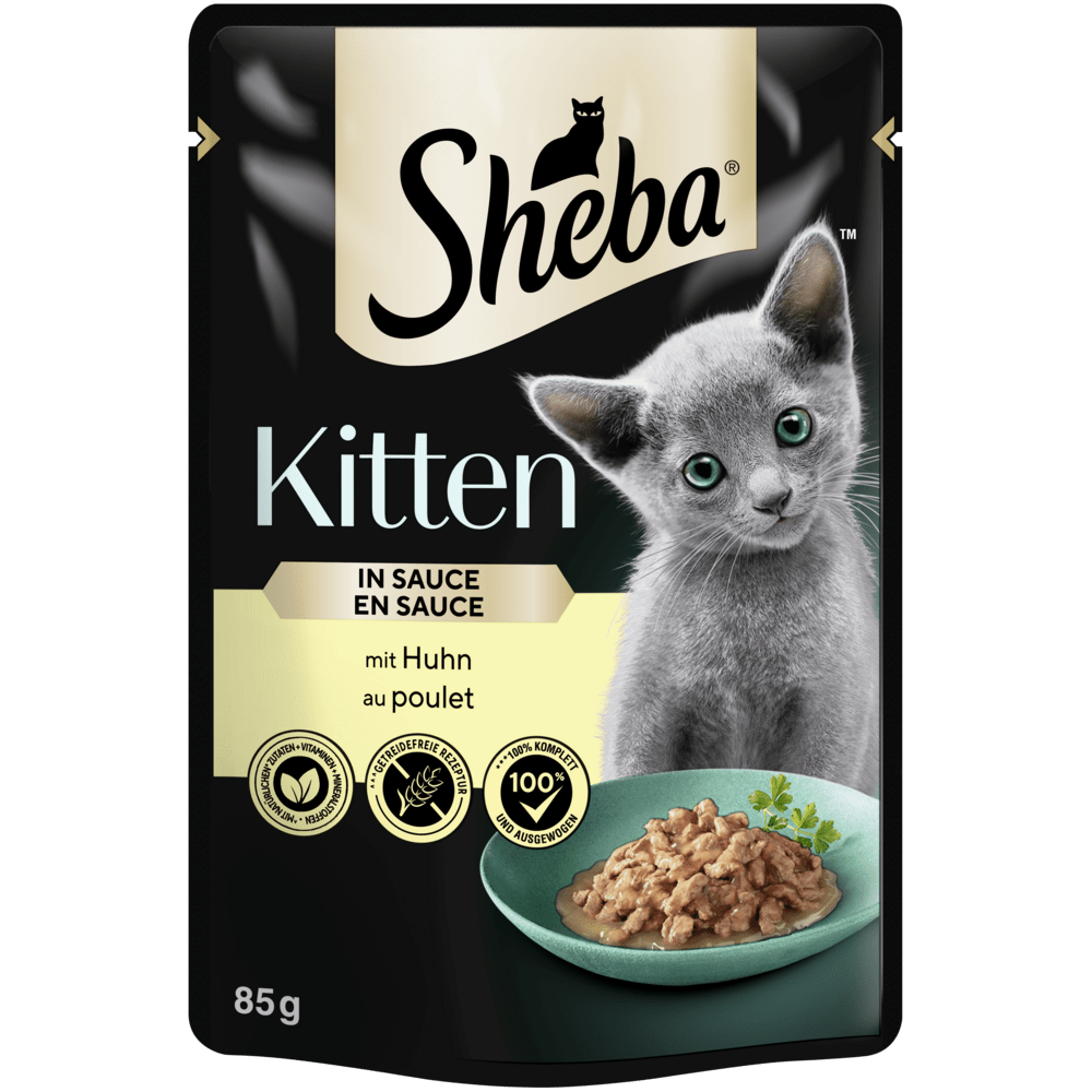 Kitten Huhn in Sauce, Portionsbeutel